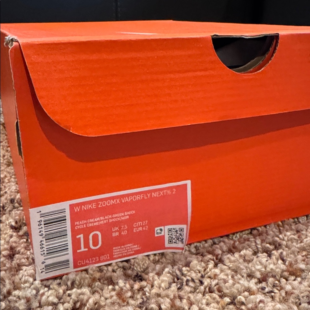 NIB Nike Women’s ZoomX Vaporfly Next% 2, Size 10 - Picture 4 of 4